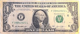 $1 One Dollar Bill 39942021 birthday / anniversary September 4, 2021 - $9.99