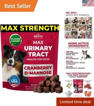 Natural Cranberry &amp; D-Mannose Soft Chews for Dog Kidney and Urinary Support - $39.00
