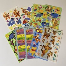 Vintage Sandylion Disney Winnie The Pooh Tigger Eeyore Piglet Stickers Set - £19.57 GBP