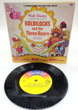 Walt Disney Record w/ Book Goldilocks and the Three Bears 1967 Vintage 3... - $9.55