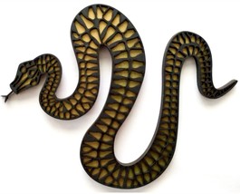 Two layer snake wall hanging Custom laser cut sign art - $20.00
