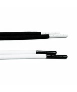 Black White Rope Laces For Air Max 95 Air Jordan 10 11 KD Kyrie Yeezy Le... - $60.00