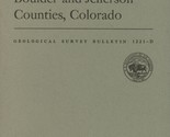 Geology of the Eldorado Springs Quadrangle, Colorado by John D. Wells - $12.99
