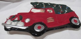 Yankee Candle Jar Tray J/T Holder Santa Truck Red Tree - £19.17 GBP