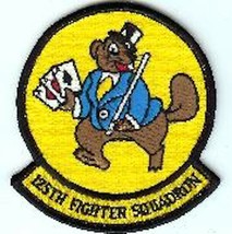 Usaf Air Force 125FS Beaver Friday Fighter Squadron Y Embroidered Jacket Patch - £23.17 GBP