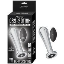 Nasstoys Ass-Sation Remote Vibrating Metal Anal Bulb Silver - £55.91 GBP