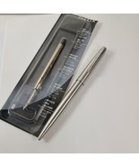 Vintage Parker Cap-Actuated Ballpoint pen steel Flighter Made England &amp; ... - $494.17 MXN
