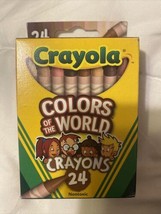 NEW Crayola Colors of the World Multicultural Crayons - 24 Count - £4.78 GBP