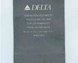 Delta Airlines Unused Motion Discomfort / Barf Bag 6Languages - $24.75