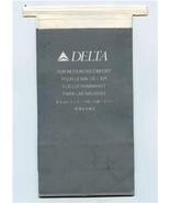 Delta Airlines Unused Motion Discomfort / Barf Bag 6Languages - £19.46 GBP