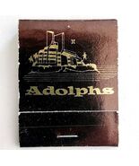Adolph&#39;s Restaurant Vintage Matchbook Long Beach Cali Matches Unstruck E19F - €17,06 EUR