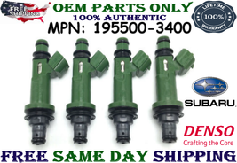 4x Denso Genuine Flow Matched Fuel Injectors for 1998,1999 Subaru Legacy 2.2L H4 - £75.17 GBP