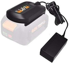 Lbk Charger For Wa3747, Compatible With Worx 40V Max Lithium Battery, Blower - £35.57 GBP