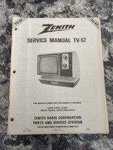 1979 Zenith TV-57 Television Service Manual - $9.90