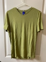 Kit & Ace Men’s XS Olive Green T-shirt V-Neck - Worn once - £22.57 GBP