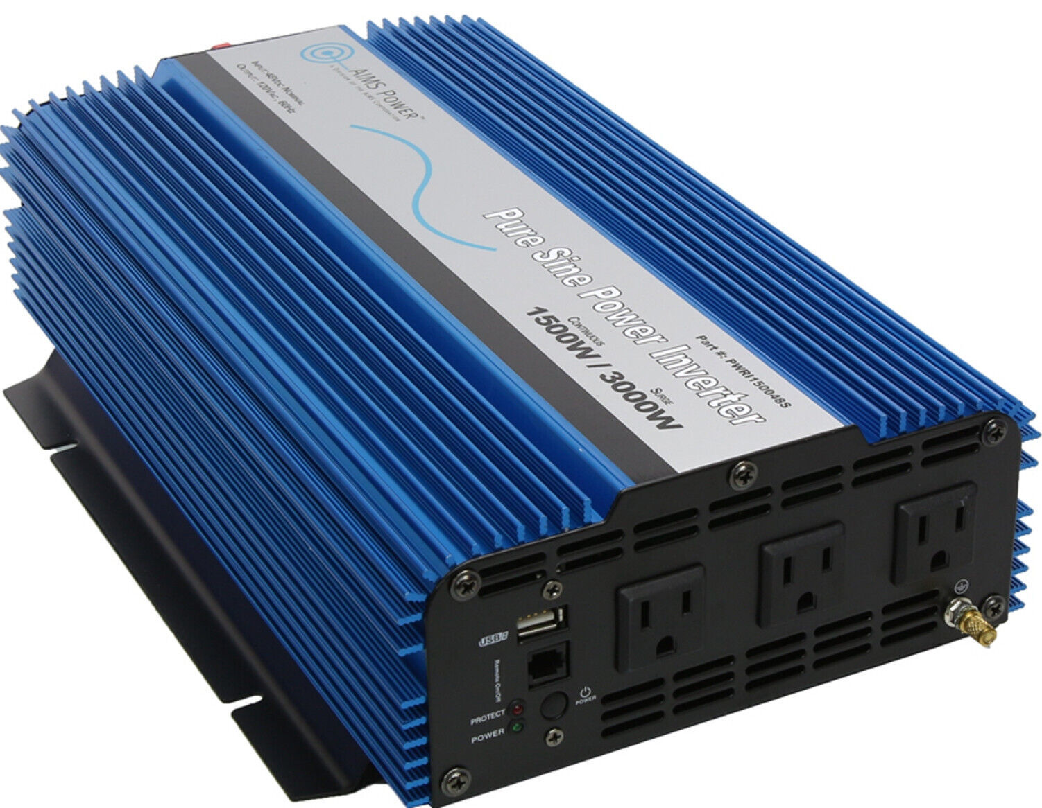 Primary image for AIMS Power PWRI150024S 1500-Watt 24 Volt Pure Sine Power Inverter with USB Port