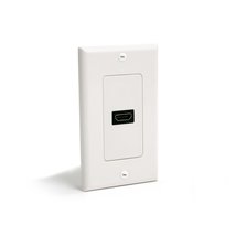 StarTech.com Single Outlet Female HDMI Wall Plate White - Wall mount pla... - $19.07