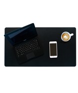 Personalized, Desk Mat, Recycled Leather, Gift, Computer Mat, Leather De... - £35.10 GBP