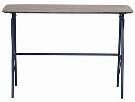44&quot; Brown and Black Solid Wood Writing Desk - $298.85 CAD