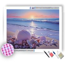 Seashell Serenity - Diamond Painting Kit - £15.90 GBP+