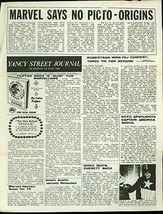 Yancy Street Journal Fanzine #12 1966- Mike Friedrich- Marvel Comics Fan... - £233.59 GBP