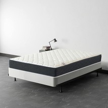 Mayton, Medium Firm Tight Top 9-Inch Single Sided Hybrid Mattress With, White. - £357.47 GBP