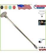 Polished Chrome Universal Gas Valve Key - 12-Inch for Fire Pits &amp; Firepl... - $455.80 MXN