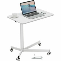 VEVOR Mobile Standing Desk, 28.5&quot;-44.2&quot; Gas-Spring Height Adjustable Sit... - $136.99