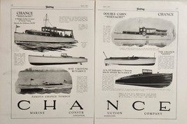 1927 Print Ad Chance Weeyacht Cabin Cruiser Boat,Runabouts Annapolis,Maryland - $18.61