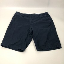 Gap Mens Shorts 38 Blue Navy Chino Casual Preppy Everyday Solid Classic Capsule - $9.98