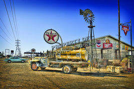 Texaco Water Truck Kramer Junction Man Cave Automotive Classic Metal Sign - $39.95