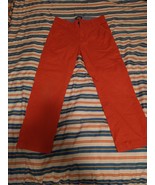 Oshkosh  Bgosh Girl Pants Peach / Orange Pink Size 6 Cotton Elastic Blend - £10.35 GBP