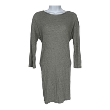 Elan Women&#39;s Striped Tie-Front Long Sleeved T-shirt Dress Size Medium - £33.59 GBP