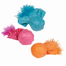 KB Paper Ball Rattlers with Feathers - 3 Pack - £2.31 GBP