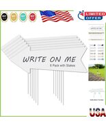 Customizable Blank Wedding Arrow Signs with 12 Stakes - Easy Setup &amp; Dis... - $31.87 CAD