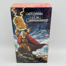 The Ten Commandments (VHS, 1956) 2 Tape Set, Charlton Heston Brand NEW SEALED - £7.63 GBP
