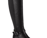 STYLE &amp; CO Valenciaa Riding Boots Black Smooth 5.5M - £33.84 GBP
