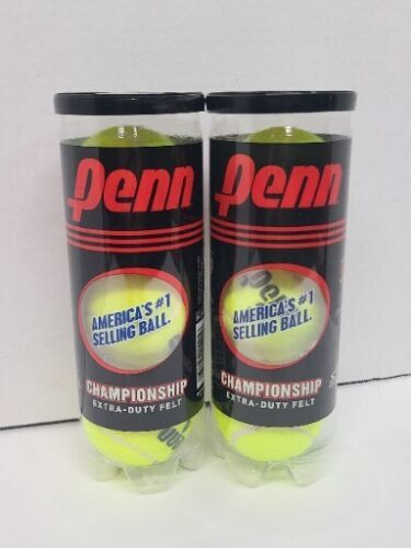 Primary image for Penn Championship Extra Duty Felt Pressurized Tennis Balls, 2 Cans / 6 Balls