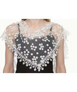 Women&#39;s White Lace Church Veil with gold accents, New #AB-334-R2 - $374.03 MXN