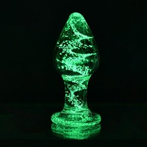 Glow In The Dark Dildo,Crystal Glass Dildo,Large Anal Plug Sex Toys For Women Me - £23.69 GBP