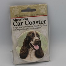 Super Absorbent Car Coaster - Dog - Springer Spaniel - £4.28 GBP
