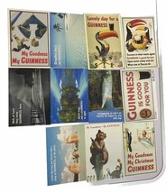 Set Of 11 GUINNESS Advert Postcard By Mayfair Cards Unused - $14.62