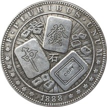 Hobo Nickel Usa Morgan Dollar 1888-O Coin Copy Type 138 - £7.18 GBP