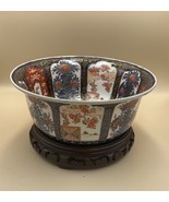 Antique Japan Hand Painted IMARI Signed Large Porcelain Bowl 11” Rosewoo... - $9,408.39 MXN