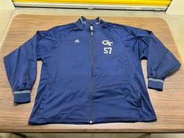 Georgia Tech Yellow Jackets Football Team-Issued Blue Jacket - XL - $59.99