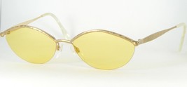 Silhouette M 6337/20 V 6052 Gold Muster Sonnenbrille W/Gelb Linse 56-16-... - £91.12 GBP