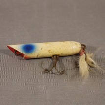 Vtg Wood Plug Saltwater Fishing Lure Pier Bait Crankbait Unbranded - £6.32 GBP