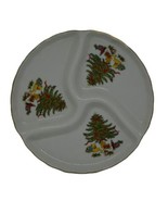 Merry Christmas Tree Ceramic Sectioned Bon Bon Serving Dish Jay Import C... - $17.26 CAD