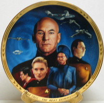 Star Trek: The Next Generation Yesterday&#39;s Enterprise Episode Plate 1994 COA BOX - £19.02 GBP