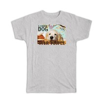 Labrador Dry Leaves : Gift T-Shirt Cute Puppy Dog Pet Fall Floral Sweet Miss You - £14.37 GBP